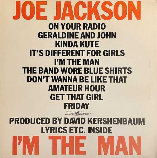 Release: I'm The Man-Vinyl-US-1979-SP-4794, SP 4794-23693258