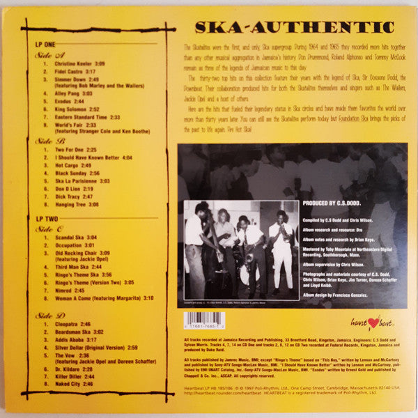 Release: Foundation Ska-Vinyl-US-1997-Heartbeat LP HB 185/186-17993020