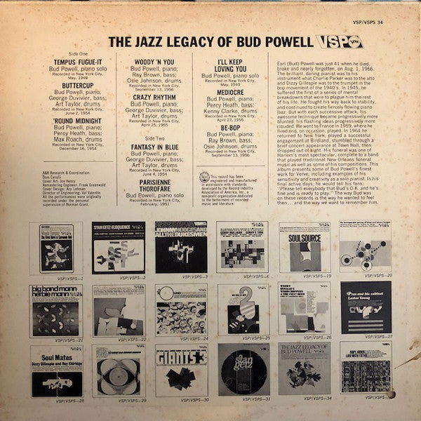The Jazz Legacy Of Bud Powell