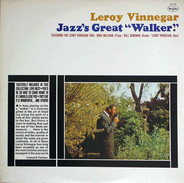 Release: Jazz's Great Walker-Vinyl-Japan-None-JC-14-10200347