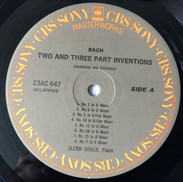 The Two And Three Part Inventions (Inventions & Sinfonias)