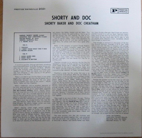Release: Shorty & Doc-Vinyl-US-None-SV- 2021-10942857
