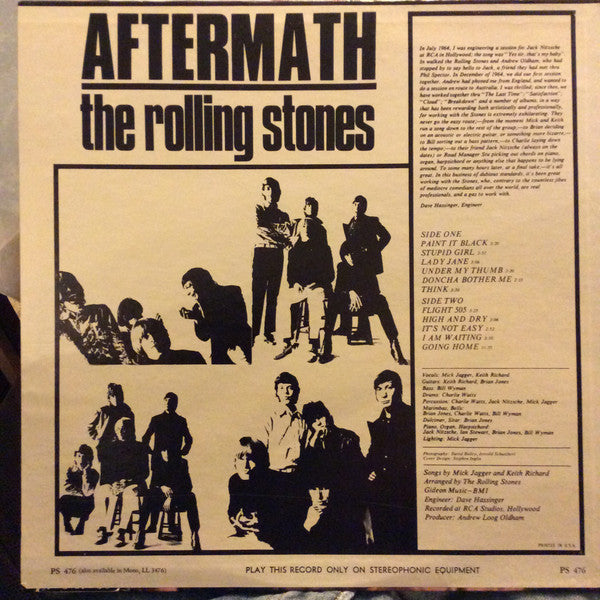 Release: Aftermath-Vinyl-US-1986-PS 476, ZAL 7259-14611507