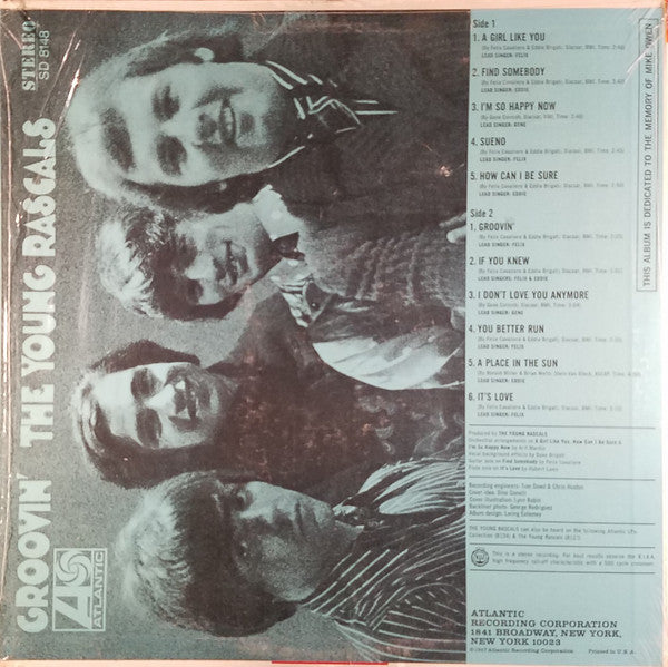 Release: Groovin'-Vinyl-US-1967-SD 8148-14545880