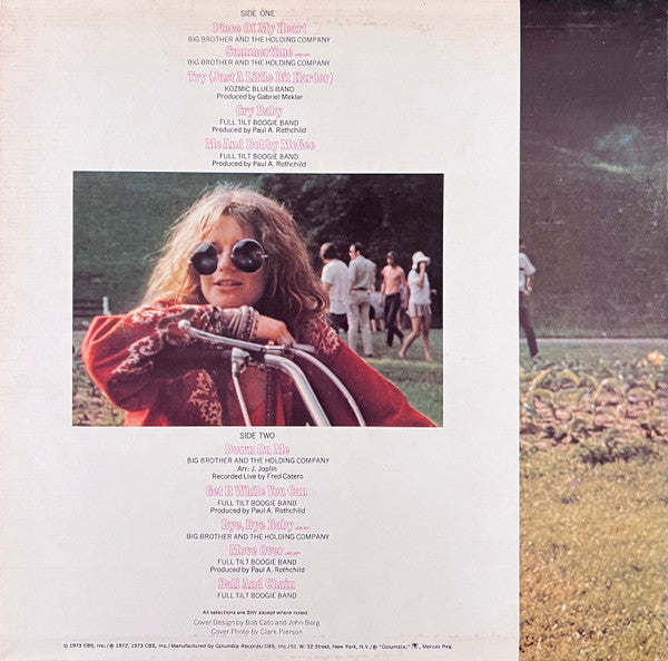 Release: Janis Joplin's Greatest Hits-Vinyl-US-1983-PC 32168-29601244