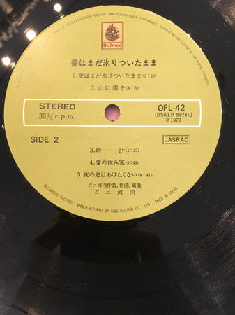 愛はまだ氷りついたまま