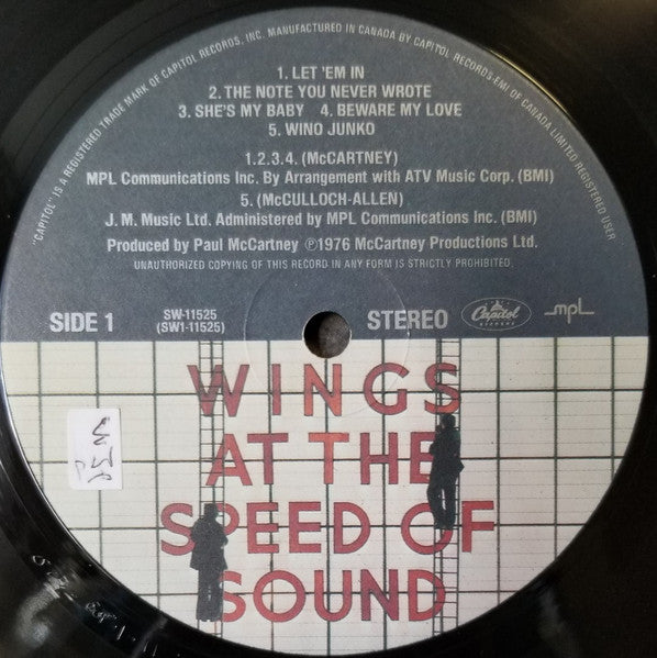 Wings At The Speed Of Sound