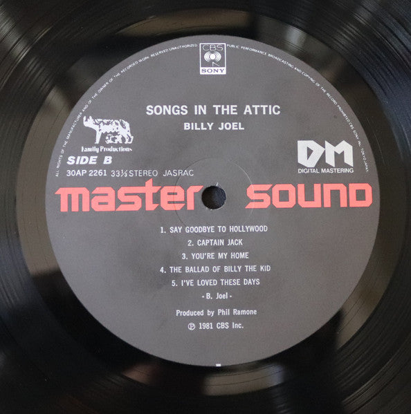 Songs In The Attic