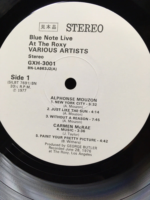 Master Release: Blue Note Live At The Roxy by Various