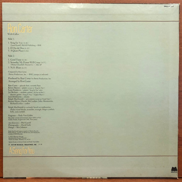 Release: A Song For You-Vinyl-Japan-1978-SMJ-6251, MILES-6040-12721011