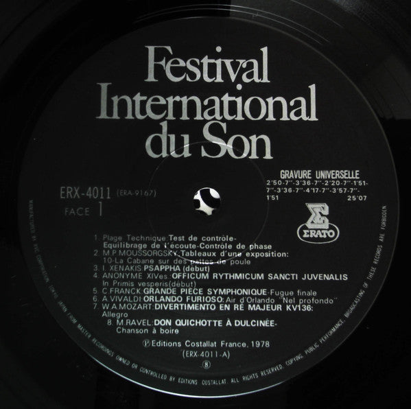 Festival International Du Son 1978
