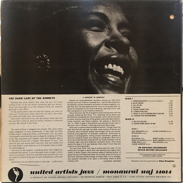 Release: Ladylove-Vinyl-Canada-1962-UAJ 14014-12511812