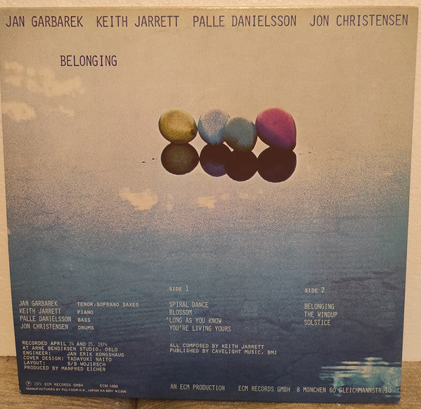 Release: Belonging-Vinyl-Japan-1984-25MJ 3303-16996227
