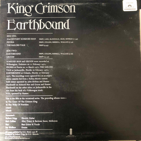 Release: Earthbound-Vinyl-UK-1972-HELP 6-10503459