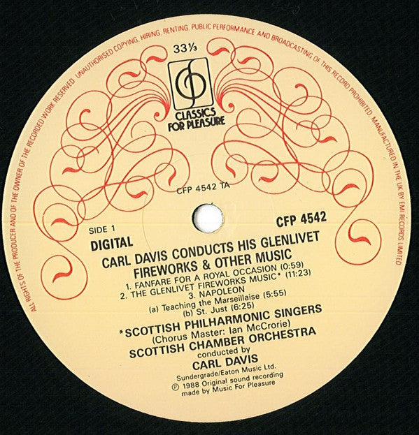 Carl Davis Conducts His The Glenlivet Fireworks & Other Music