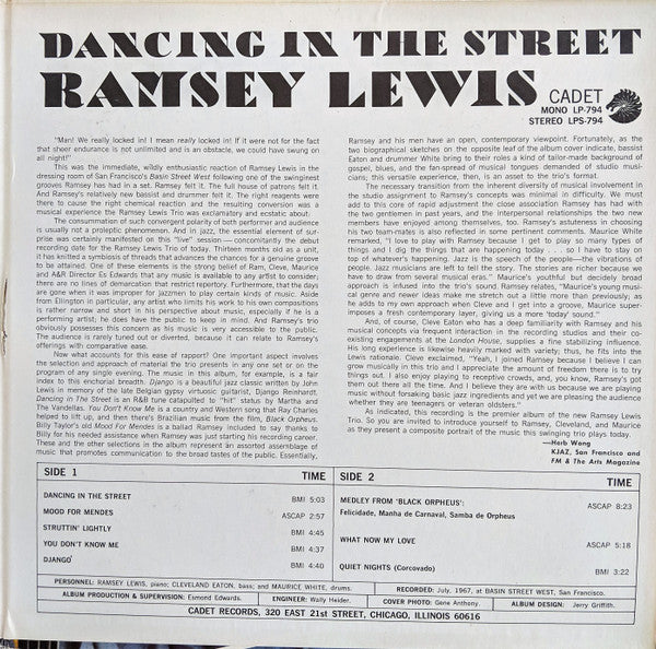 Dancing In The Street