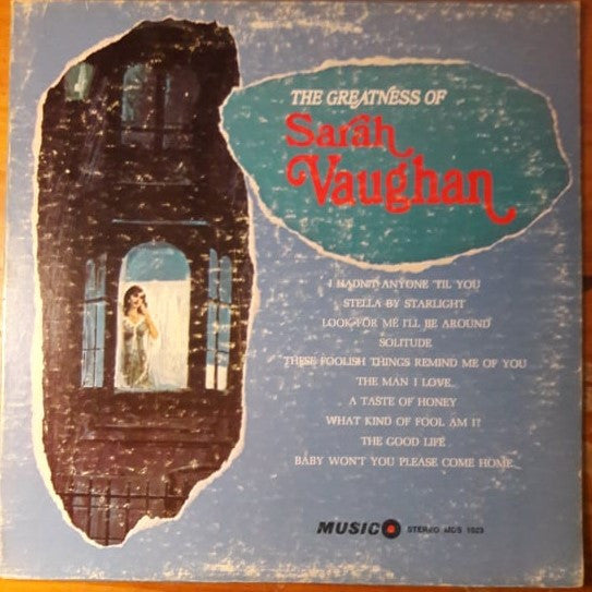 Master Release: The Greatness Of by Sarah Vaughan