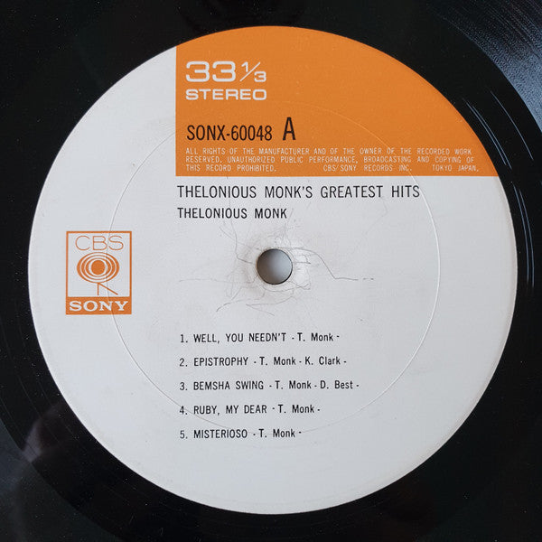 Thelonious Monk's Greatest Hits