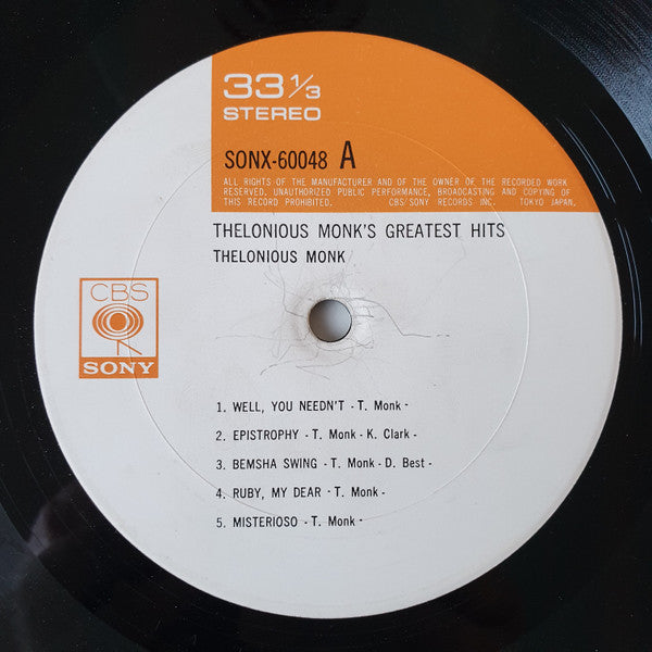 Thelonious Monk's Greatest Hits