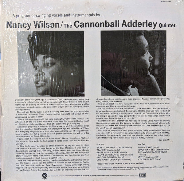 Nancy Wilson / Cannonball Adderley