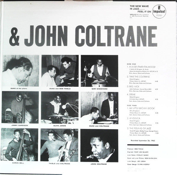 Release: Duke Ellington & John Coltrane-Vinyl-Japan-1976-YS-8503-AI, YS-8503-AI-13781166