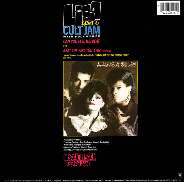Release: Can You Feel The Beat-Vinyl-US-1985-44-05295-50211