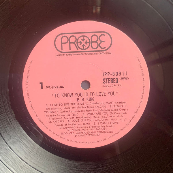 To Know You Is To Love You