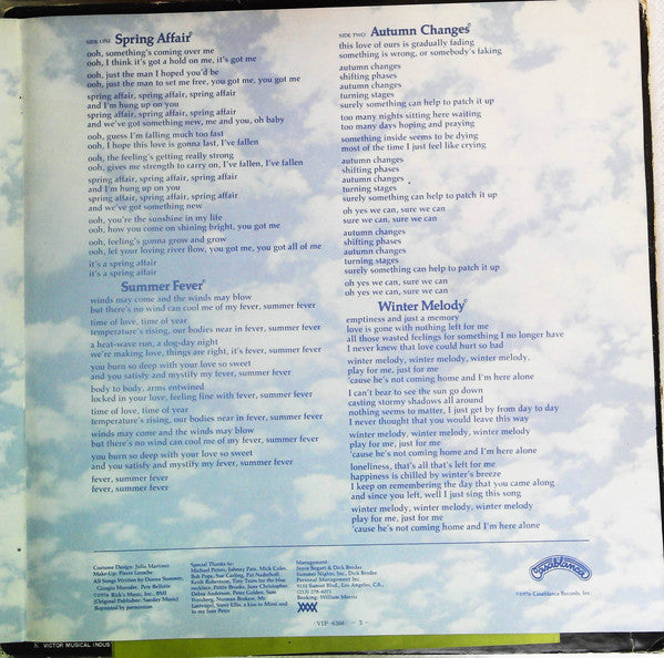 Four Seasons Of Love