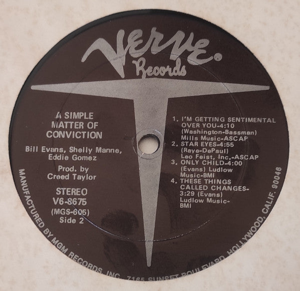 A Simple Matter Of Conviction