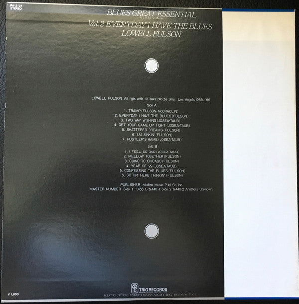 Everyday I Have The Blues