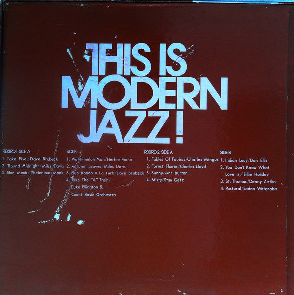 Release: This Is Modern Jazz!-Vinyl, Box Set-Japan-1972-SOPB-55151~2, SOPB-55151~2-H-13780253
