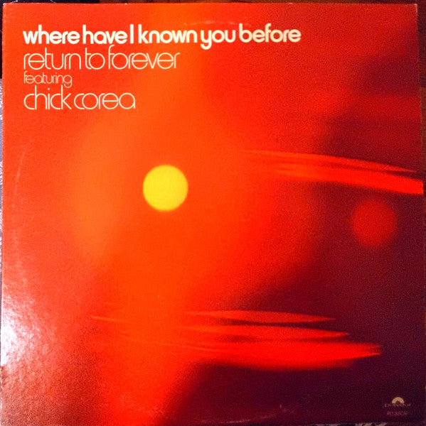 Release: Where Have I Known You Before-Vinyl-US-1974-PD 6509-10530745