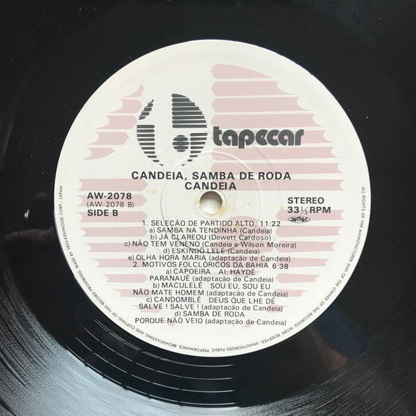 Release: Samba De Roda-Vinyl-Japan-1977-AW-2078, AW-2078-12989364