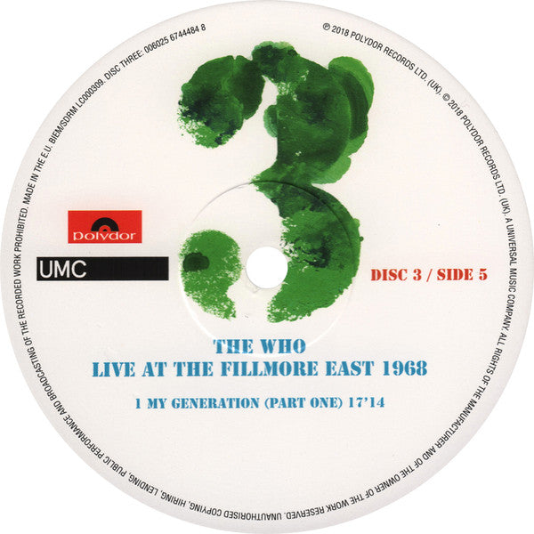 Live At The Fillmore East 1968