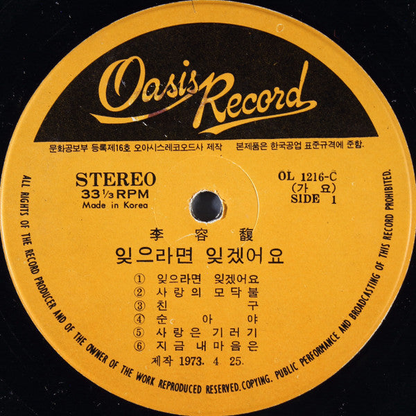 잊으라면 잊겠어요 / 어디선가 눈빛이