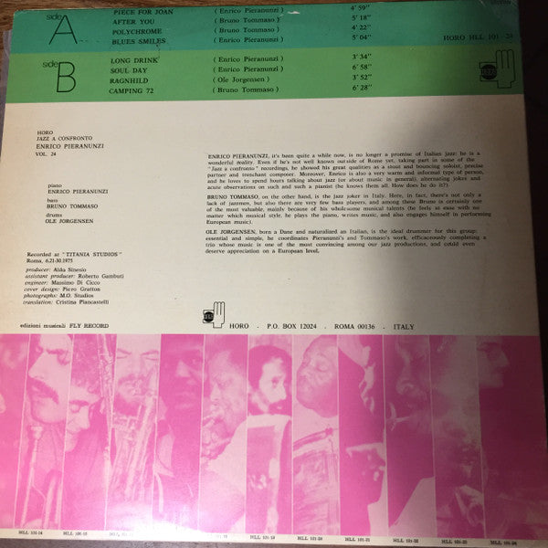 Master Release: Jazz A Confronto 24 by Enrico Pieranunzi