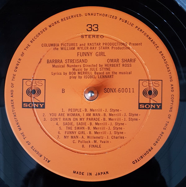 Funny Girl (The Original Sound Track Recording)