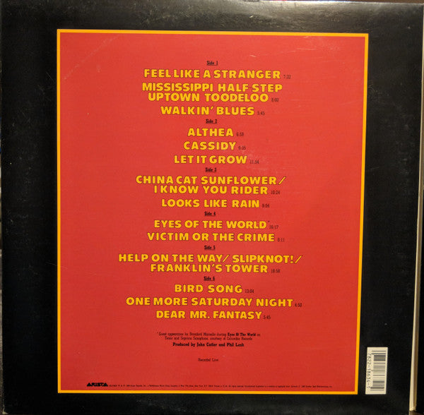 Master Release: Without A Net by The Grateful Dead