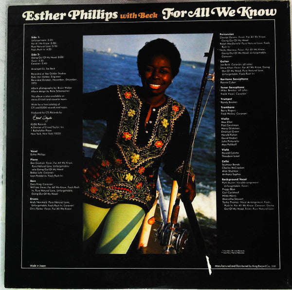 Release: For All We Know-Vinyl-Japan-1976-GP 3049-22639877