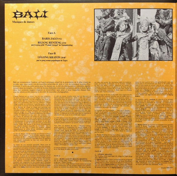 Release: Bali-Vinyl-France-None-PS 33503-17771584