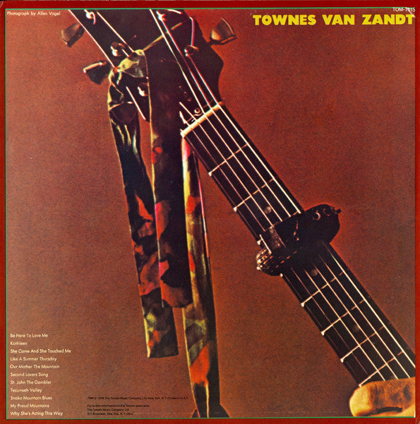 Master Release: Our Mother The Mountain by Townes Van Zandt