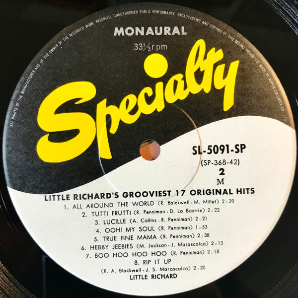Little Richard's Grooviest 17 Original Hits!