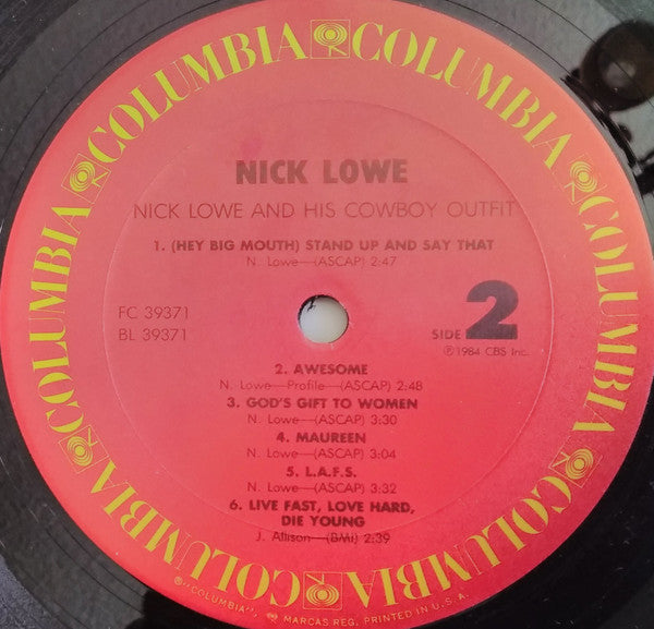 Nick Lowe And His Cowboy Outfit