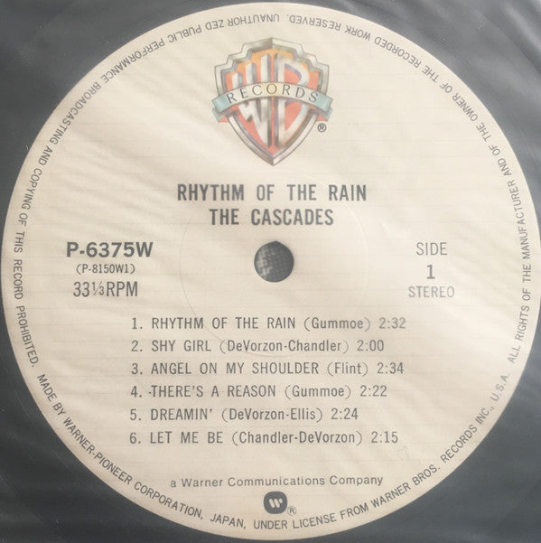 Release: Rhythm Of The Rain-Vinyl-Japan-None-P-6375W-14429374