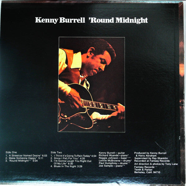 Release: 'Round Midnight-Vinyl-US-1973-9417, FANT-9417-21911215