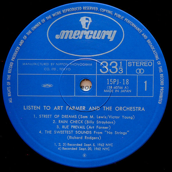 Listen To Art Farmer And The Orchestra