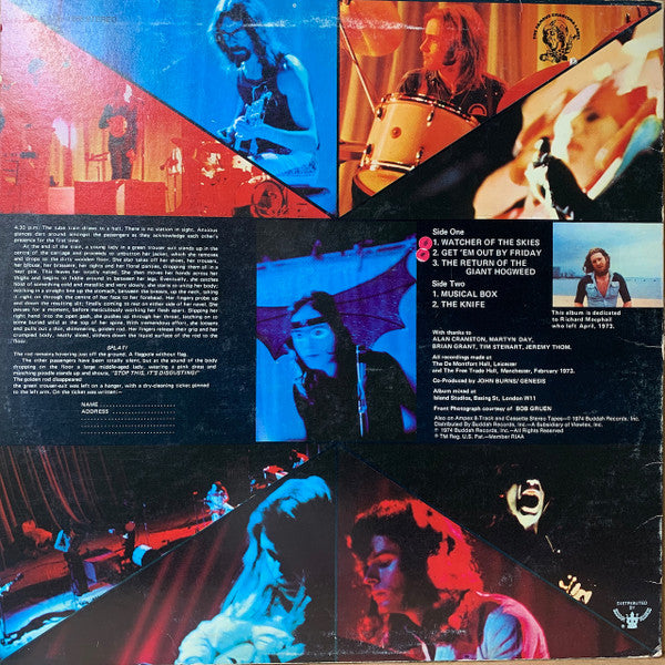Release: Genesis Live-Vinyl-US-1974-CAS 1666, CAS-1666-15008045