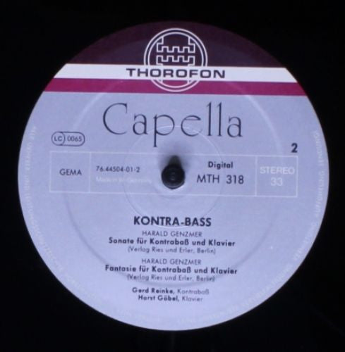 Musik Für Kontrabass Und Klavier