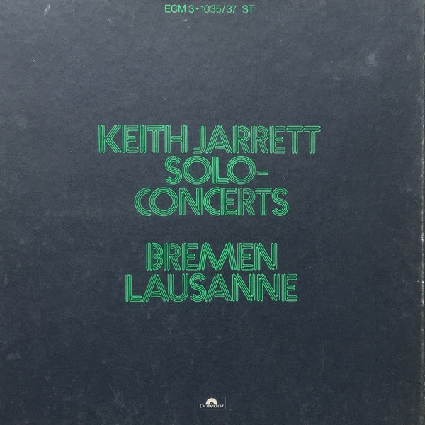 Release: Solo Concerts: Bremen / Lausanne-Vinyl, Box Set-US-1974-ECM 3-1035-37 ST-12214960