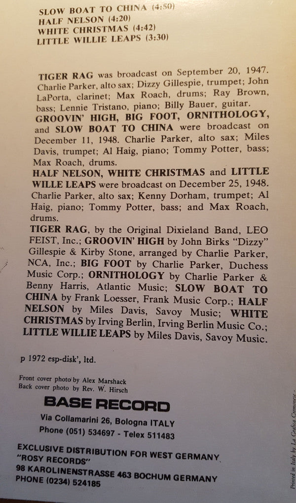 Live Performances Volume I